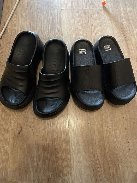 Дамски гумени чехли на платформа, чехли на платформа H&M