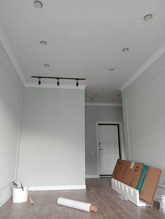 Поклейка обоев качественно