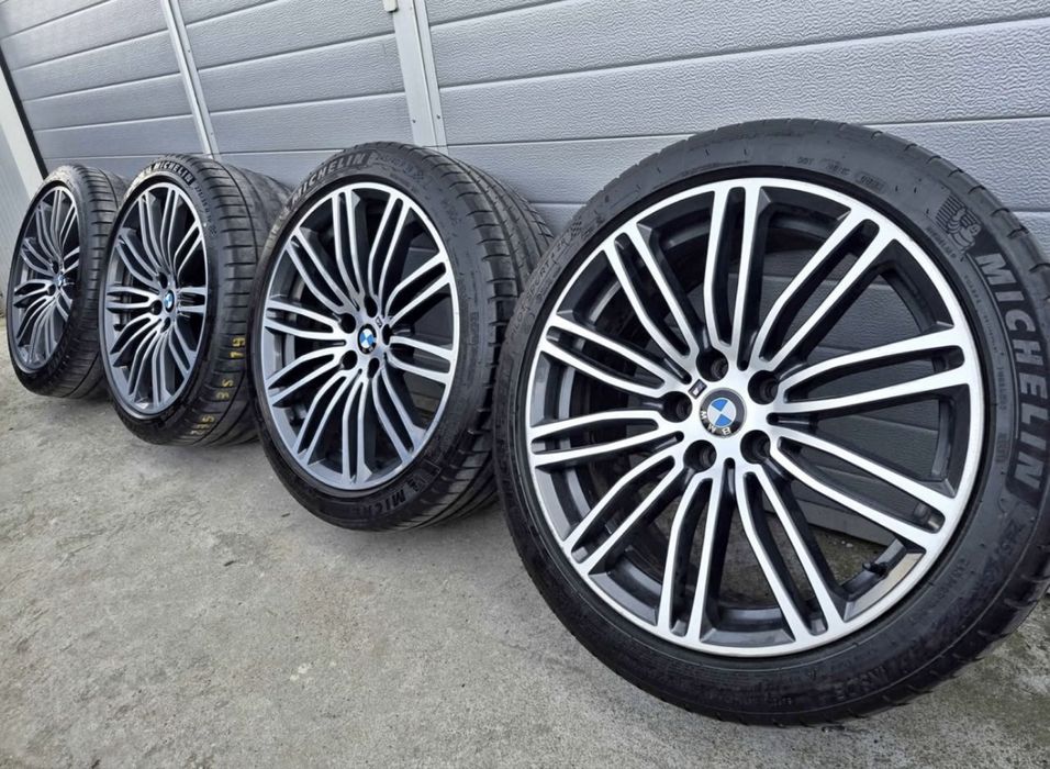 Jante bmw r19 5x112 cu anvelope michelin in stare buna