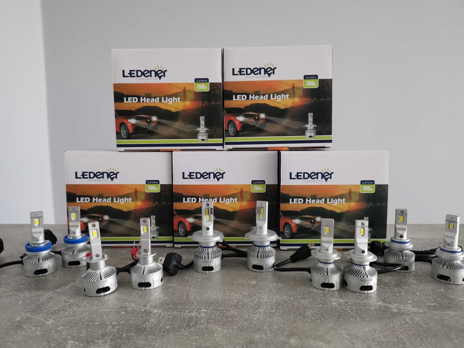 Ledener LED  Canbus  крушки  Н1  Н4  H7 H11 НВ4  40W 7000LM 6000K