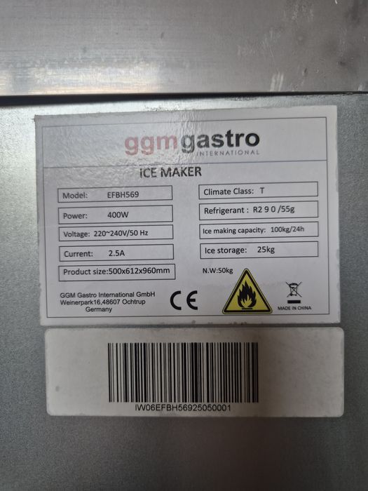 Masina, aparat de fulgi de gheata