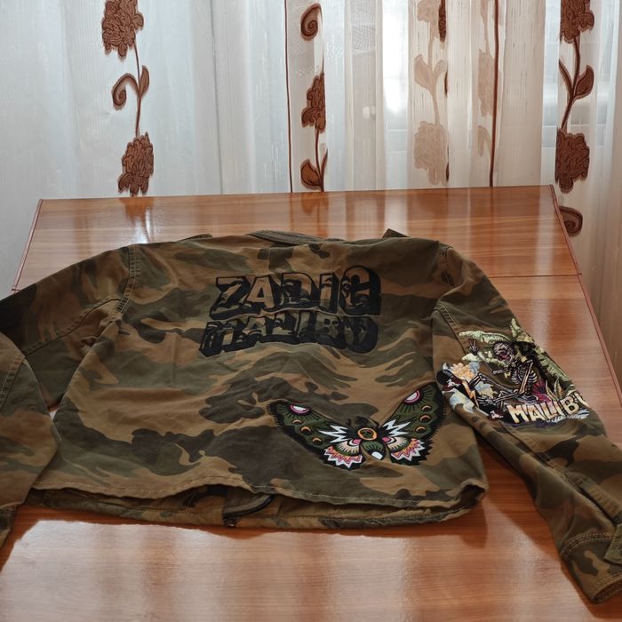Geacă camo / camouflage Zadig & Voltaire Malibu amour skull Luxury