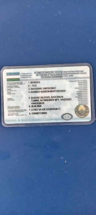 Tico avtomoshinasi sotiladi