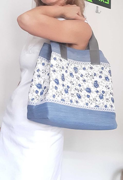 Дънкови цветни чанти LoVesy