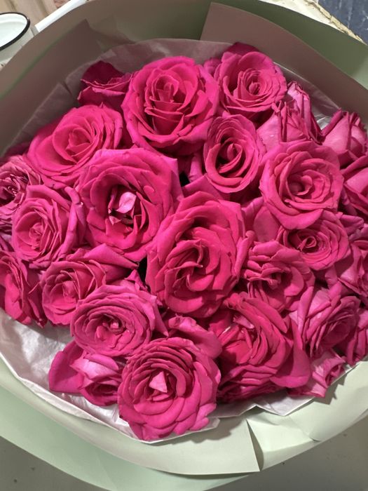 Роза розовые 30 штук