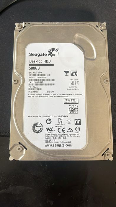 Жёсткий диск Hdd 500gb seagate