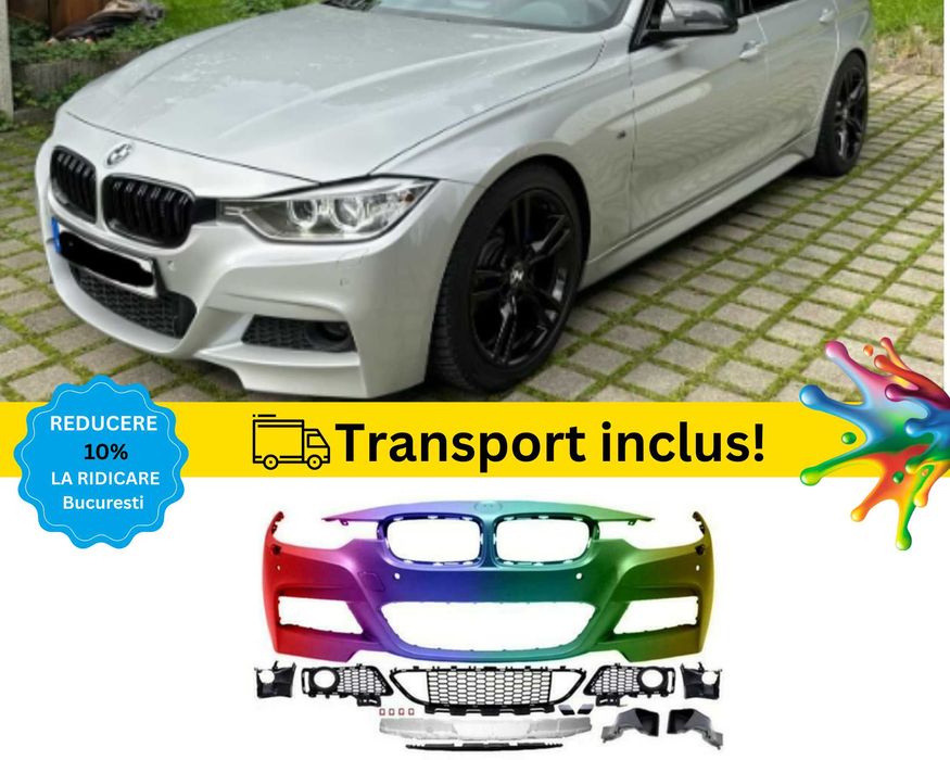 Bara fata M-Tech BMW Seria 3 F30 F31 Negru Gri Albastru Maro Rosu Alb