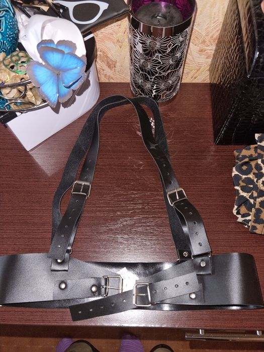 Пояс-портупея . Чёрный