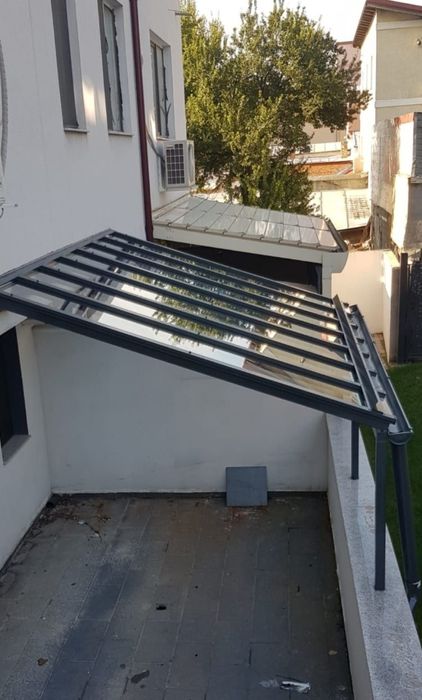 Terase sticlă balcoane aluminiu