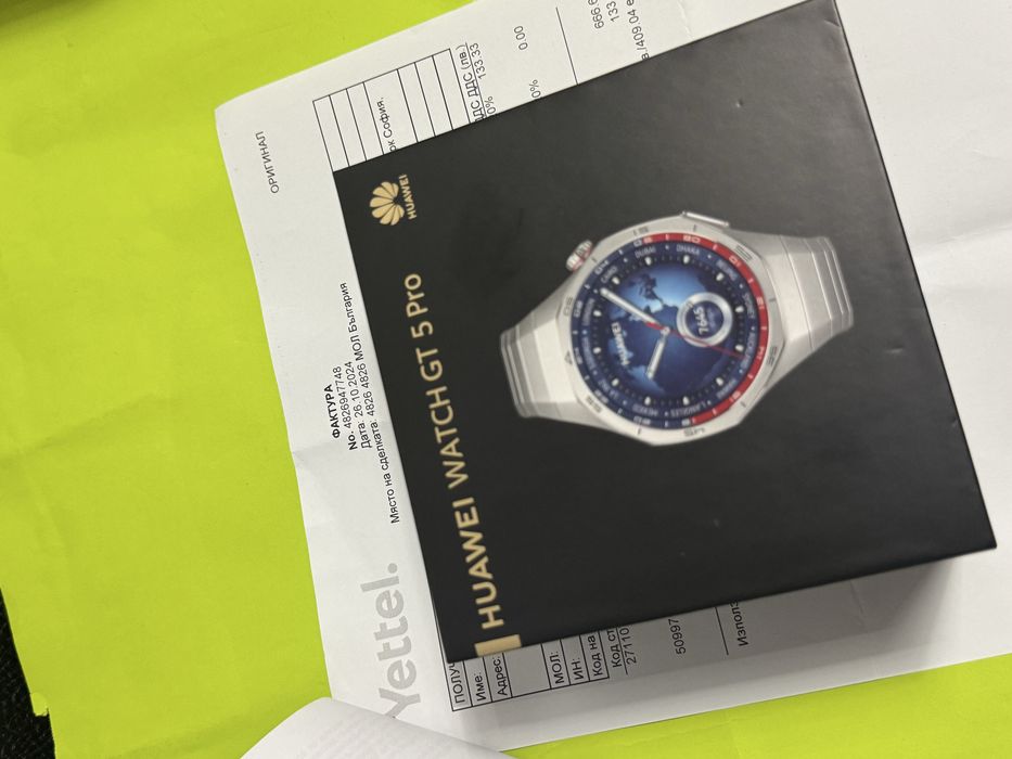 46mm Huawei Watch GT 5 Pro Yettel Гаранция 2026 Titanium GT5