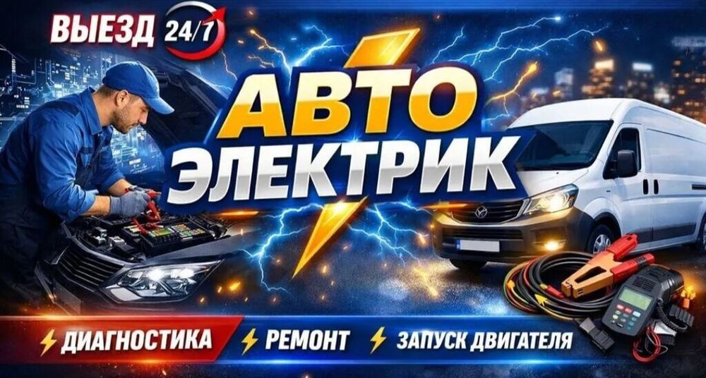 Автоэлектрики на выезд 24/7