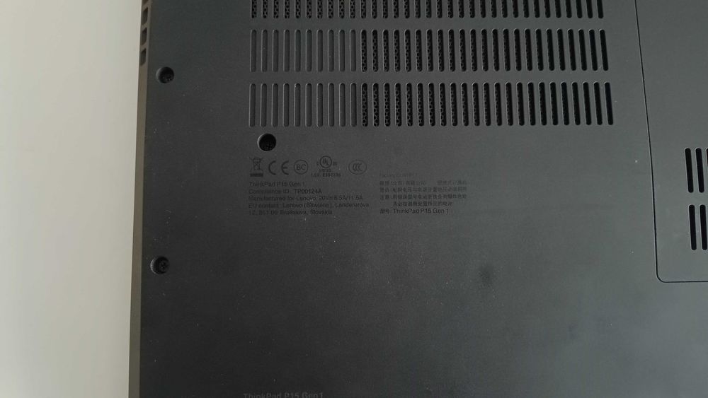 Lenovo ThinkPad P15 Gen 1 pentru piese / reparație