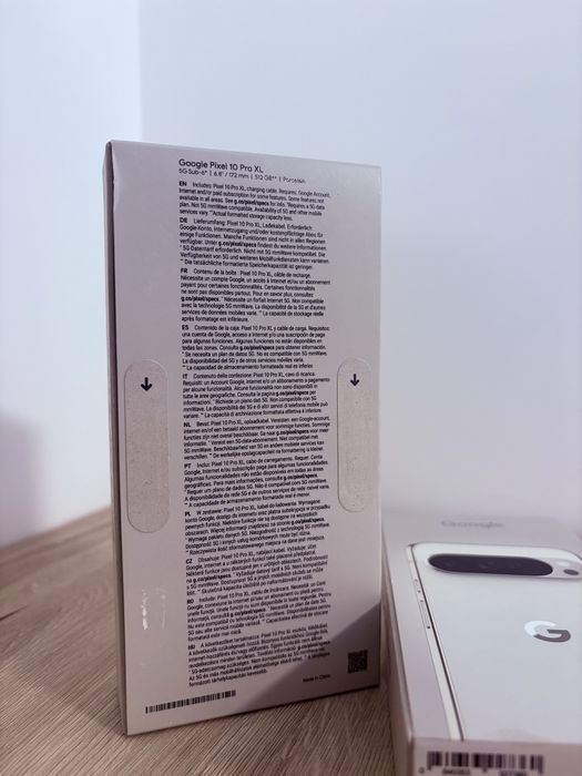 Неотварян Google Pixel 10 Pro XL 512 GB Porcelain