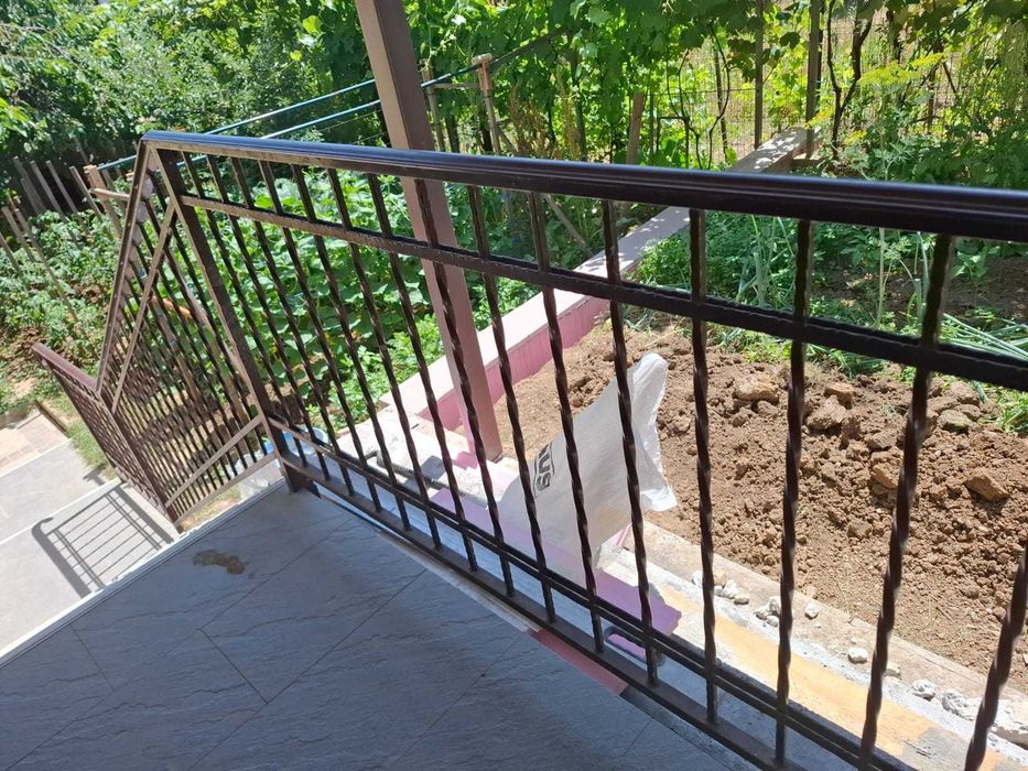 Balustrada scara exterioara fier forjat