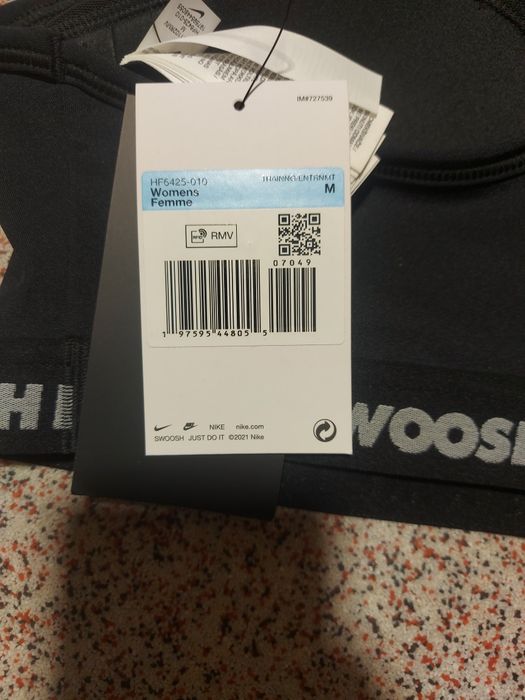 Bustiera XS Nike W MED SPT Bra GLS