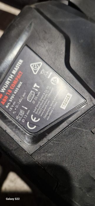 Milwaukee, Wurth rotopercutor pe acumulator