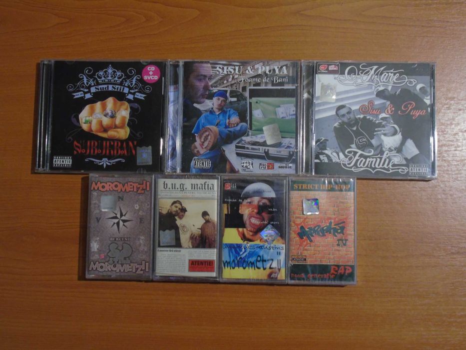CD/Casete Hip Hop Romanesc/Sisu & Puya/Bug Mafia/Morometii/Sud Stil 3