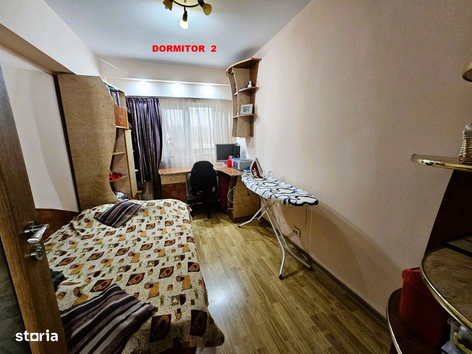 Apart. 4 Camere de Vânzare – Cart. E3, Etaj 3/4, Mobilat și Utilat