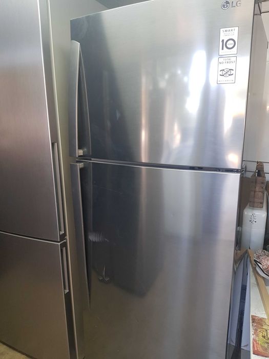 Frigider Lg Inox-Argintiu,latime 70cm,inaltime 177cm