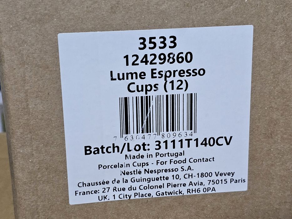 Набор кофейных чашек Nespresso Collection