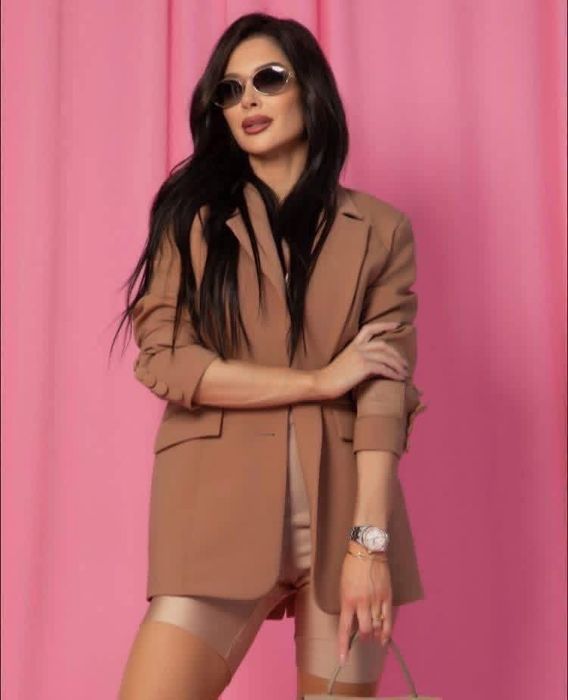 Alessa-Блейзър-Dark Mocha