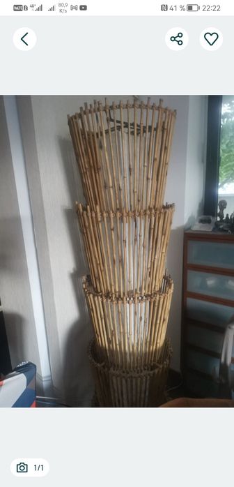 veioza design decorativa bambus Mobexpert raritate