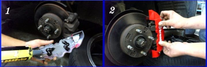 Накладки на супорта брембо