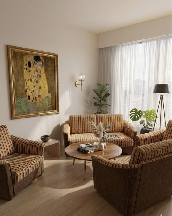 Диван раскладной с креслами Таугуль 3