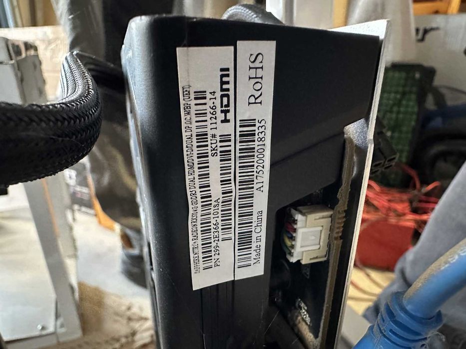 Mining RIG с 8 Карти GPU Sapphire RX570/580 4GB/8GB Карти