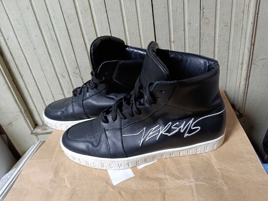 ''Versus Versace''оригинални мъжки кожени сникърси 45 номер
