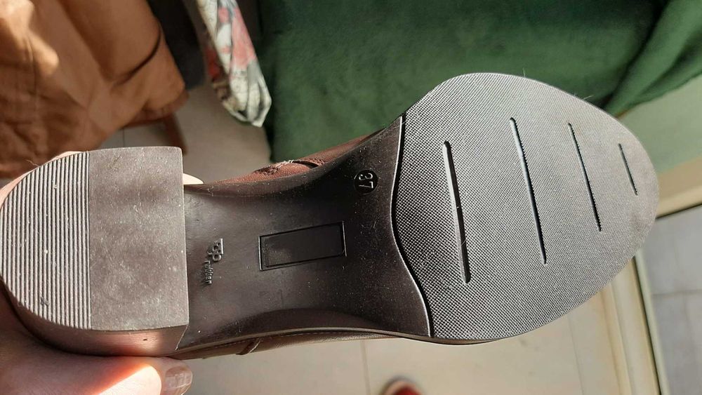 Дамски боти от естествена кожа