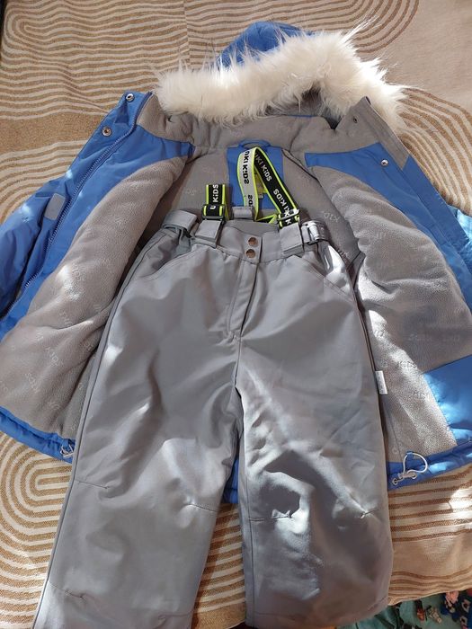 Зимний  костюм на девочку Uki kids