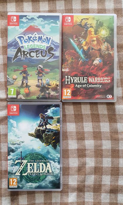 Nintendo Switch OLED + 3 игри