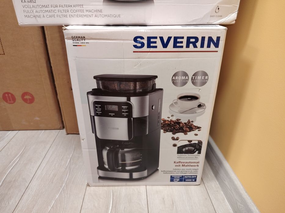 НОВА кафемашина SEVERIN с вградена мелачка