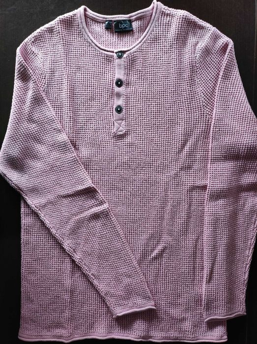2 pulovere H&M/BP din bumbac, gros. medie, mar. S/M [46-48], NOI