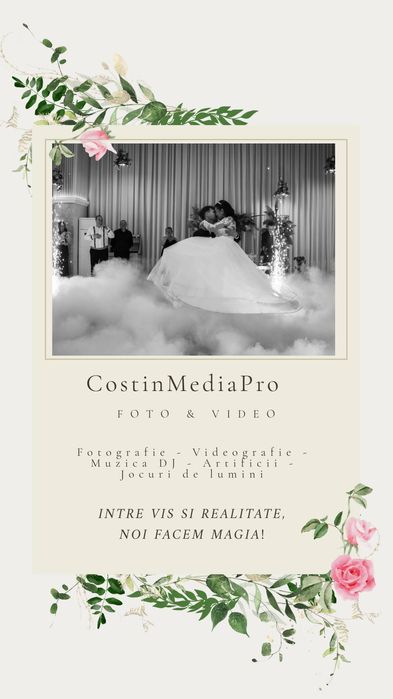 Servicii foto - video profesionale pentru evenimentul  tău favorit!