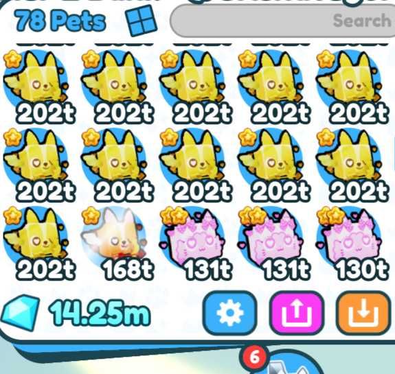 Продам питомцев в Pet Simulator X (читайте описание)