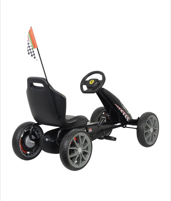 Кола с педали и волан Ferrari