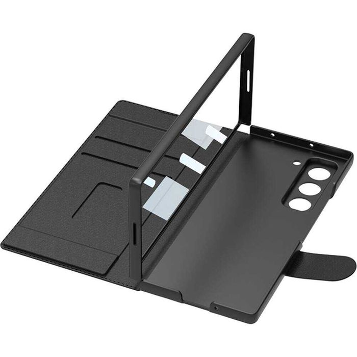 Husa flip carte+Folie SAMSUNG Galaxy Z Fold6 5G/ Z Fold 7 modele difer