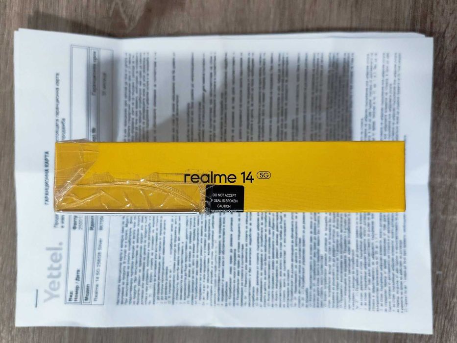 Realme 14 5G 128gb/6gb с гаранция 36месеца
