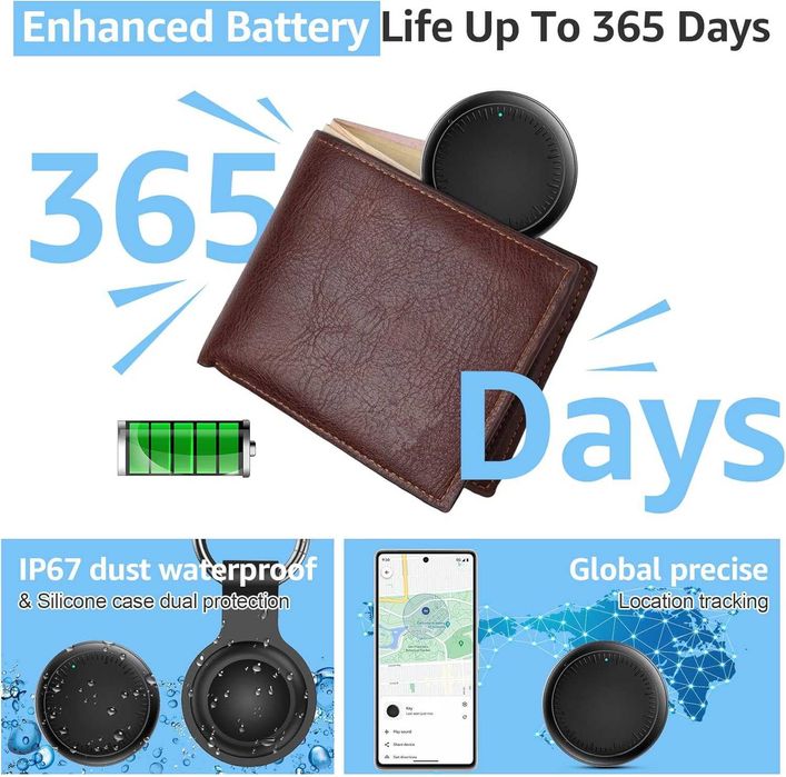Android Air Tracker, 4 броя Android Smart Tag, Работи с приложението Google Where is, Bluetooth