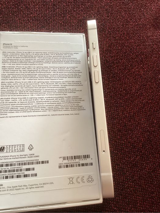 Apple Iphone 14 128gb starlight - 10/10
