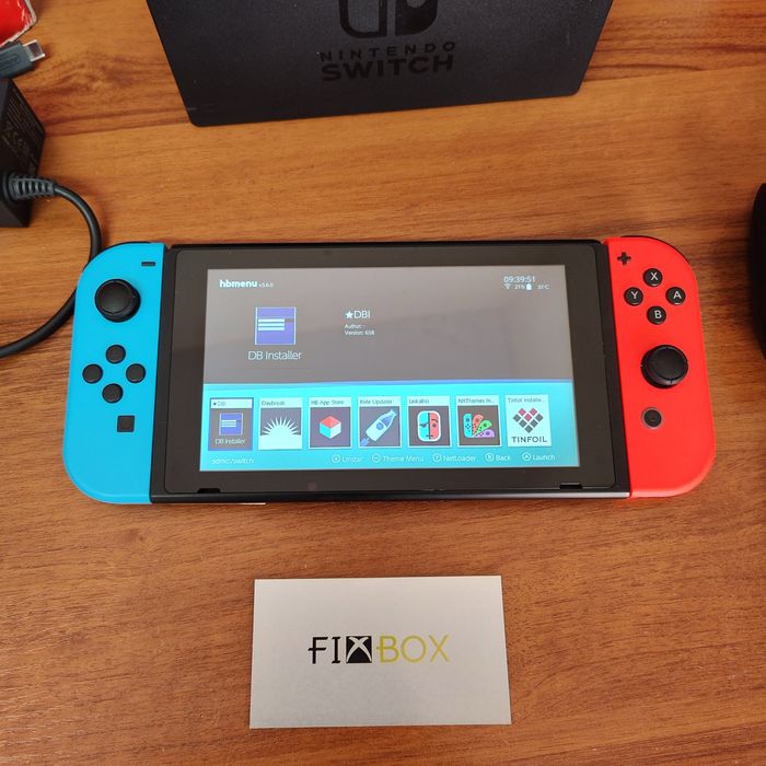 RCM Nintendo Switch V1 128gb с Kefir и много игри