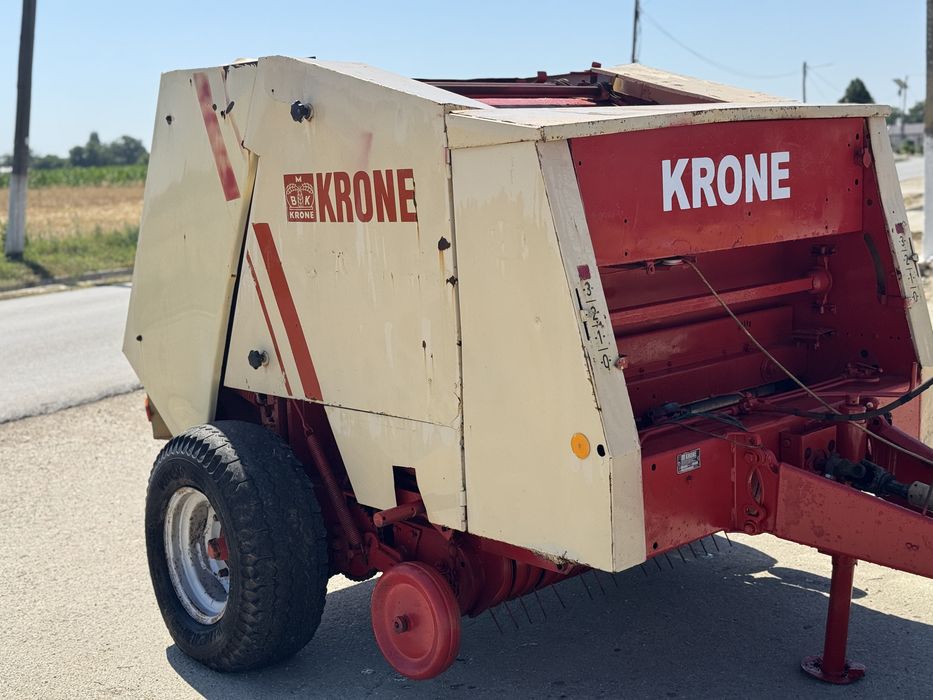 Presa Balotiera Krone Kr 125 Plasa+Ata Import Recent