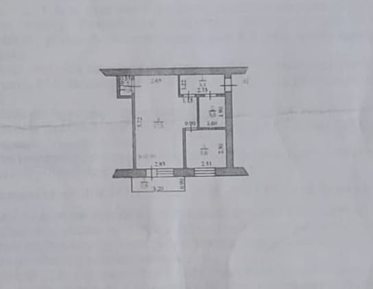 Продаётся однокомнатная квартира