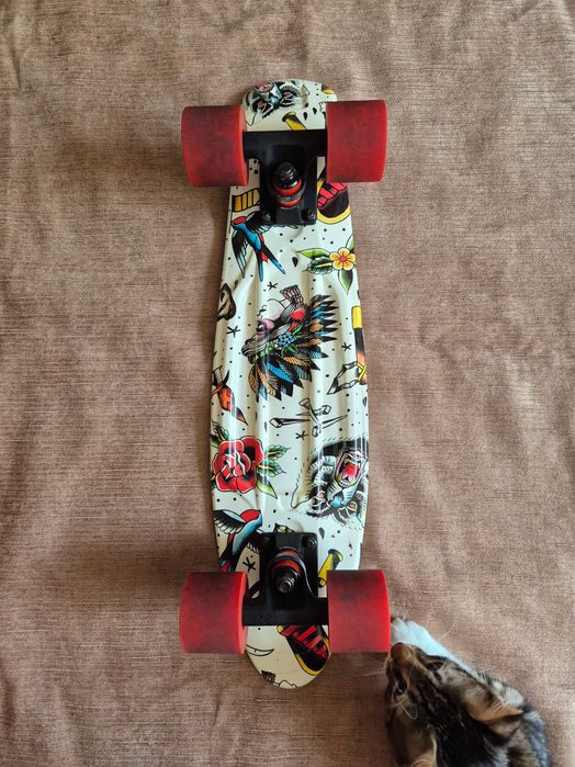 Polyprop Graphic Ink Plastic Skateboard