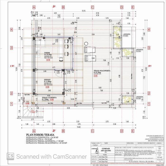 Vand teren 311 mp Sinaia- cu proiect + Autorizatie de Construire