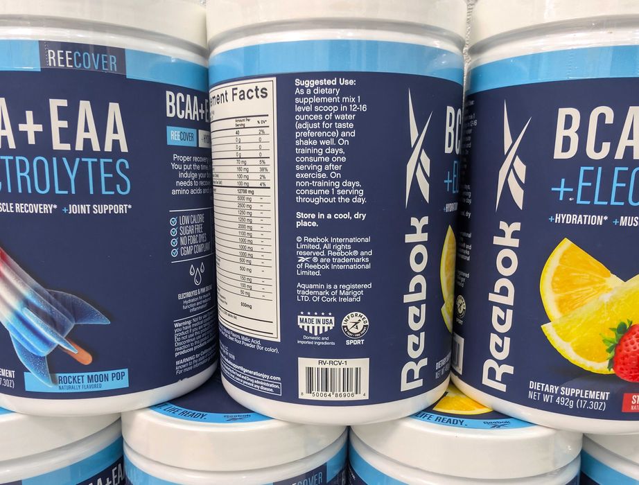 Reebok ReeCover BCAA + EAA + Электролиты Для восстанавления после зала