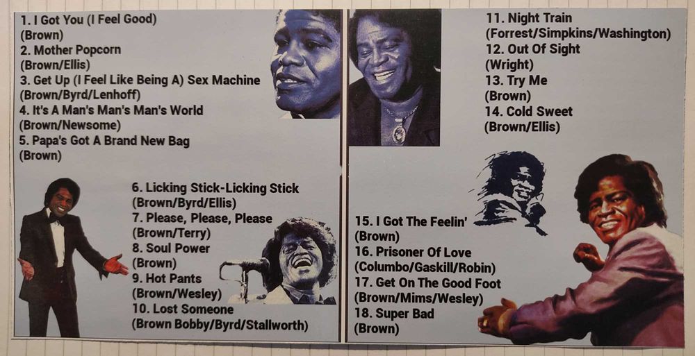 Неофициални дискове James Brown - нови 6 лв броя
