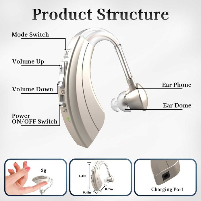 Dispozitiv auditiv reincarcabil cu reducere zgomot HIBRIQ